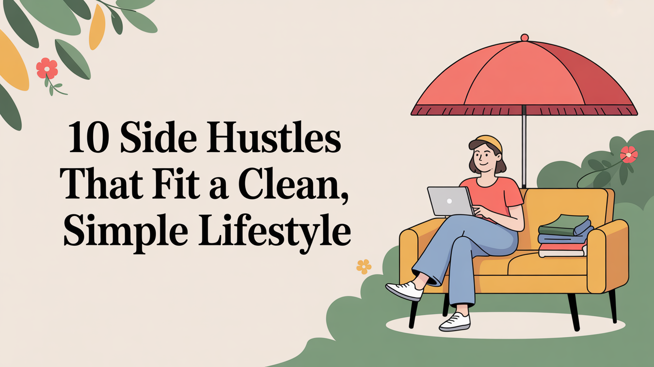 Read more about the article 10 Side Hustles That Fit a Clean, Simple Lifestyle