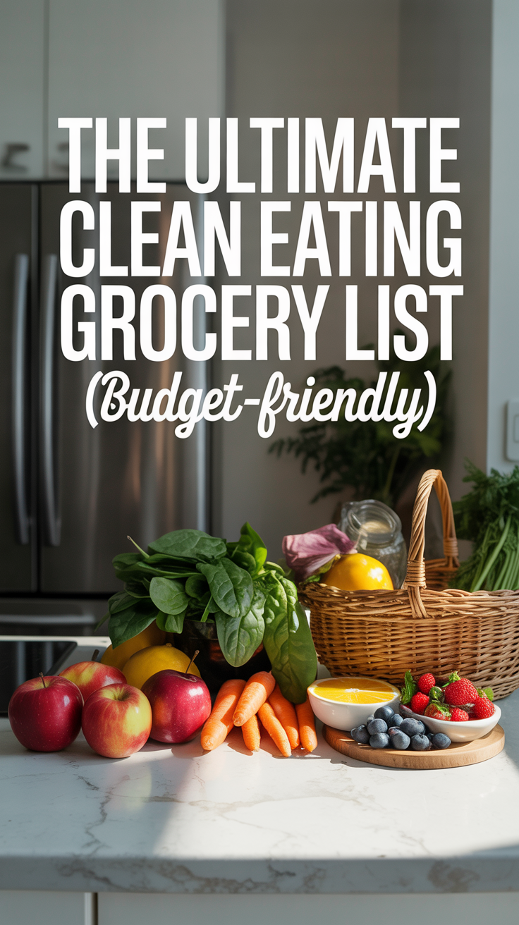 The Ultimate Clean Eating Grocery List (and How to Shop on a Budget ...