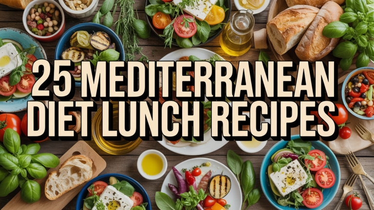 Read more about the article 25 Mediterranean Diet Lunch Recipes