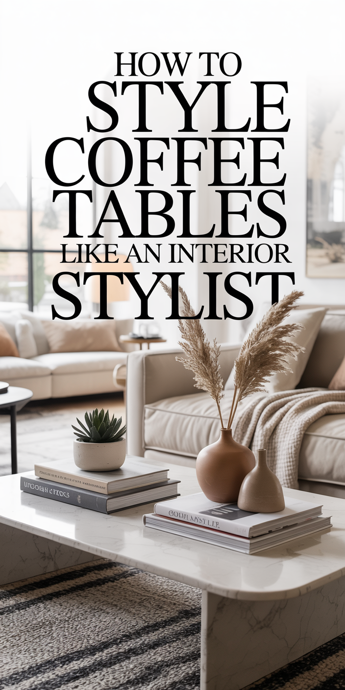 Stylist Table How to Style Coffee Tables Like an Interior Stylist - Clean Eating ...