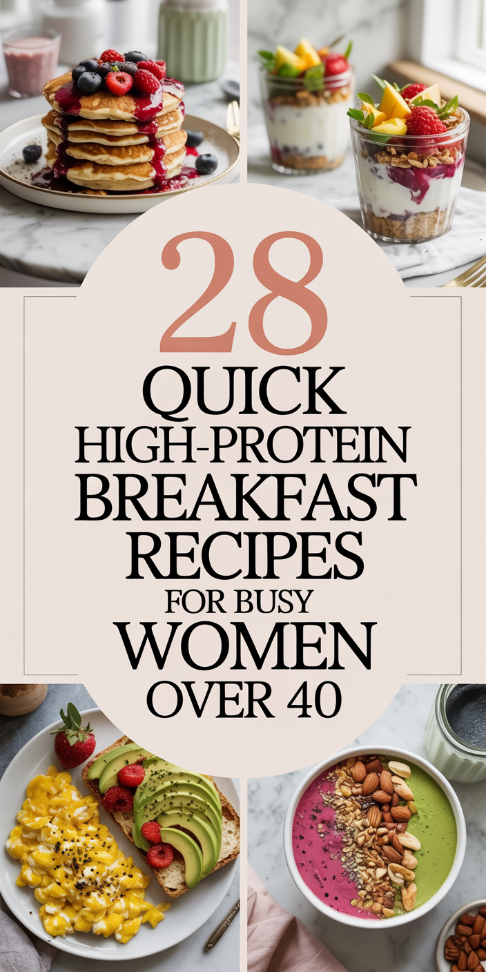 28 Quick High-Protein Breakfasts For Busy Women Over 40 — Easy, Time ...
