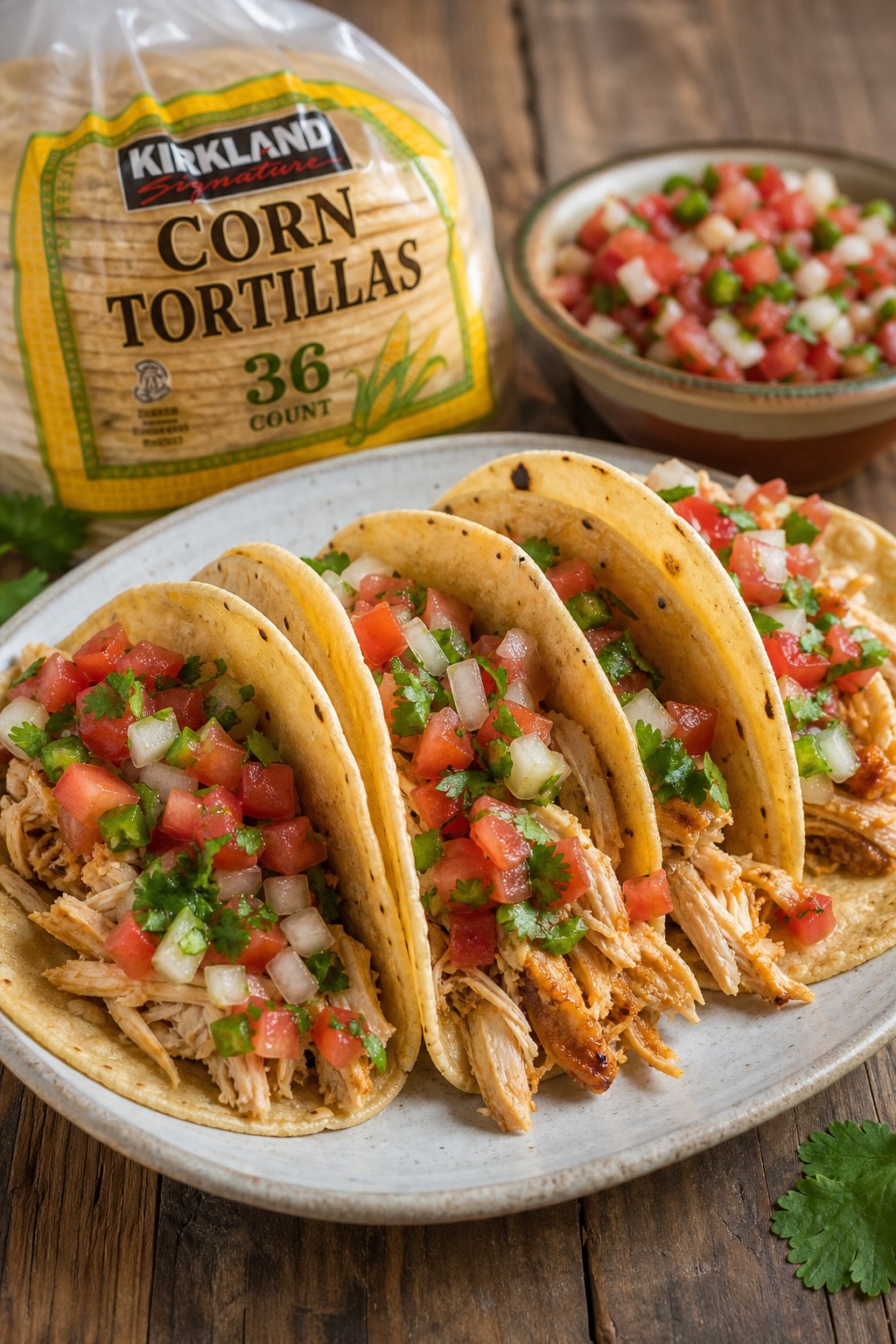 Taco Night Triumph: Quick Rotisserie Chicken Tacos with Fresh Pico