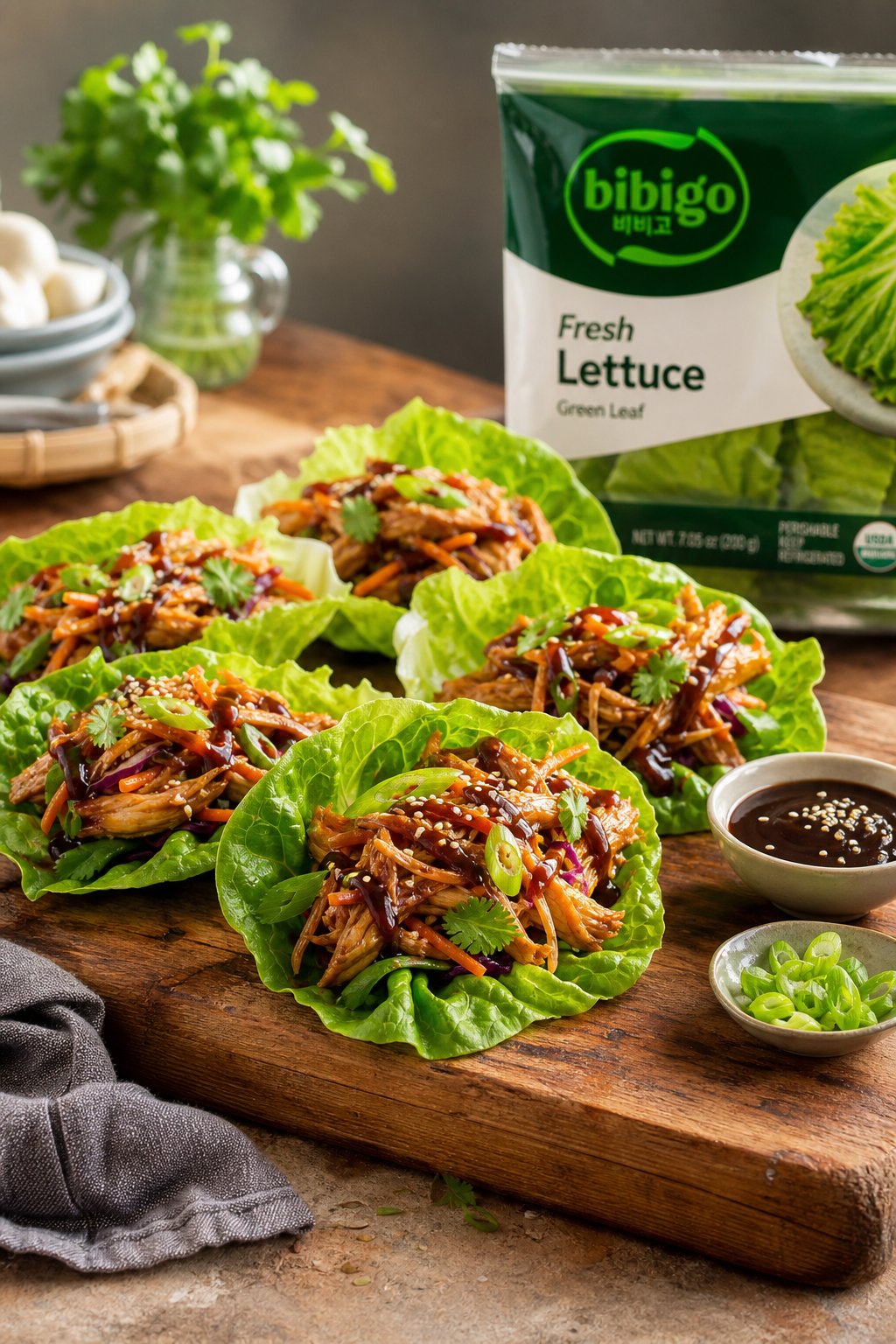 Crunchy Asian Chicken Lettuce Cups: A Symphony of Flavors in Every Bite