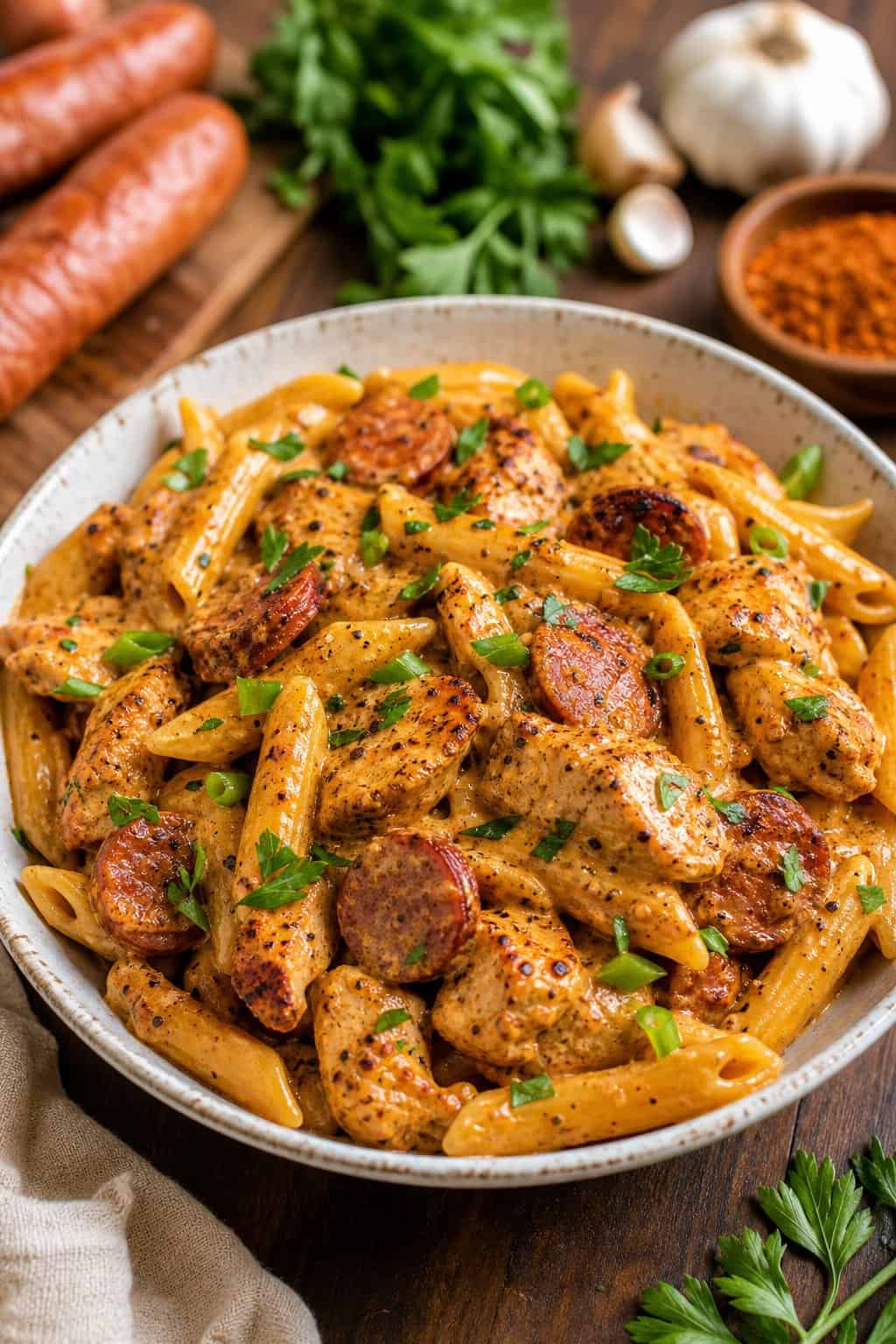 Creamy Chicken Pasta Delight: A Clean Eating Family Favorite