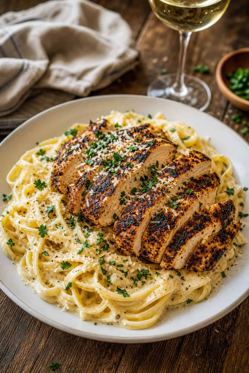 Spiced-Up Creamy Chicken Pasta for a Healthy Weeknight Meal