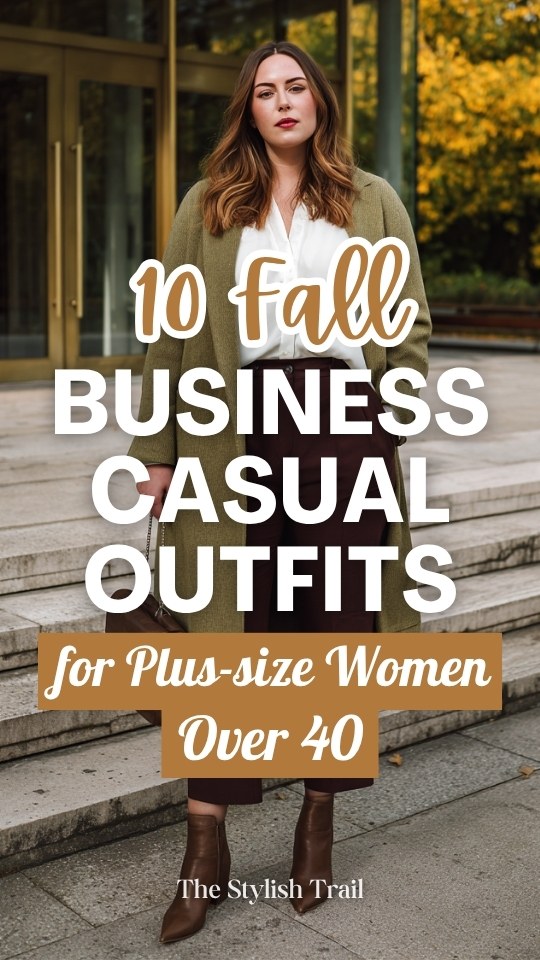 Autumn Workwear Edit for Plus-Size Women 40+: Confident, Comfortable Business‑Casual Looks