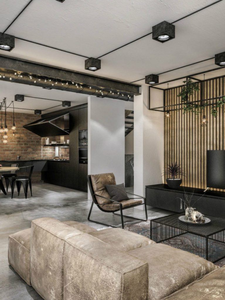 Make an Industrial Home Feel Warm, Calm, and Effortlessly Livable