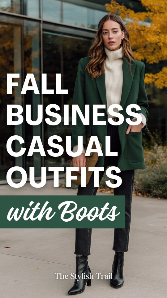 Fall Office Boots: Business-Casual Outfit Ideas to Anchor Your Week