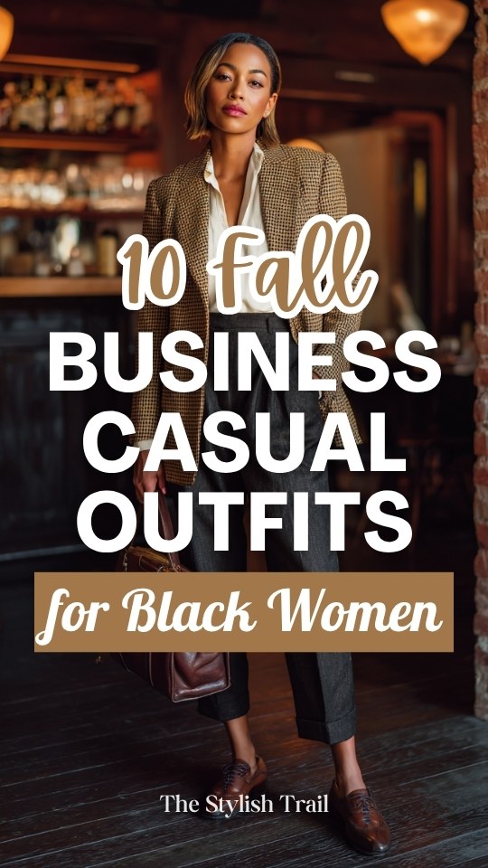 Autumn Office Edit: Tailored Business‑Casual Looks in Jewel and Earth Tones for Black Women