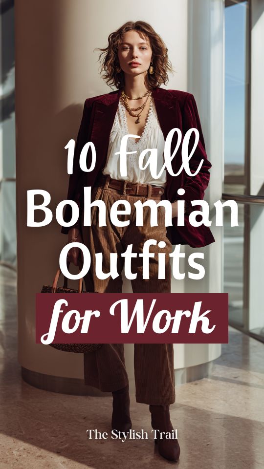 Fall Boho Workwear: Relaxed but Polished Outfit Ideas for the Office