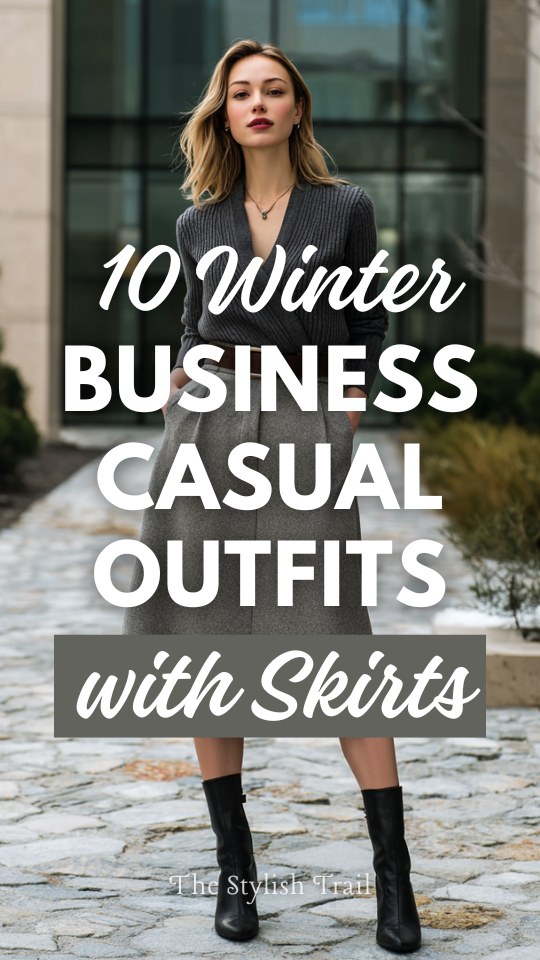 Skirts for Cold-Weather Offices: 10 Winter Business‑Casual Outfit Ideas