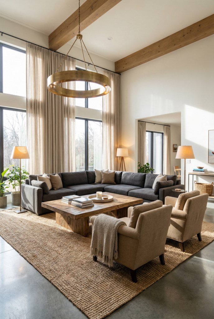 Big Living Room, Cozy Life: A Practical Guide to Zoning, Scale, and Warmth
