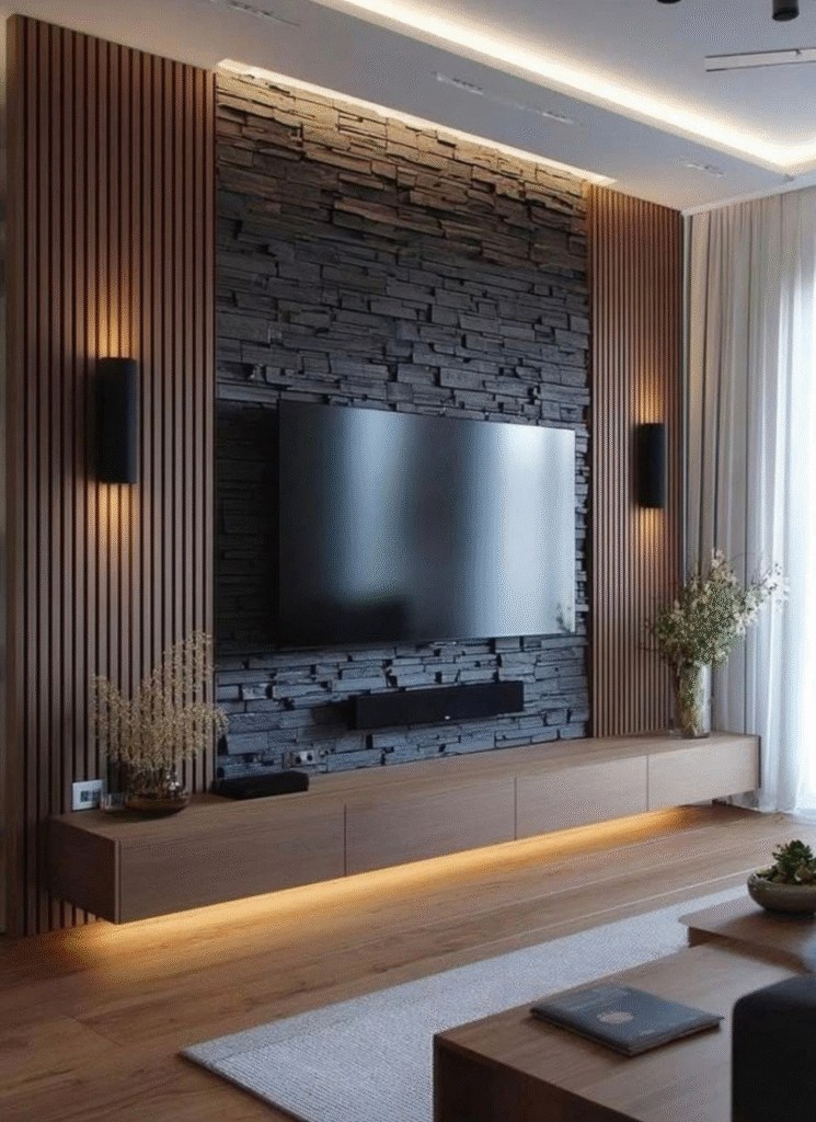 Smart Ways to Hide and Showcase Your TV: Living Room Wall Strategies