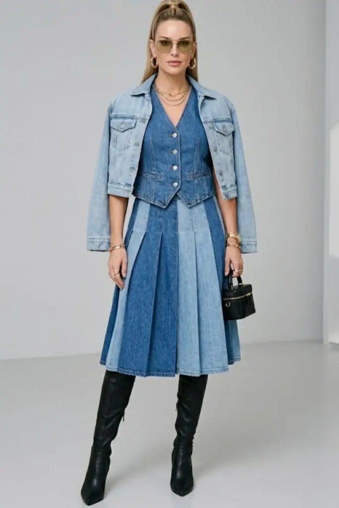 Tailored Blues: Balancing Structure with Soft Denim