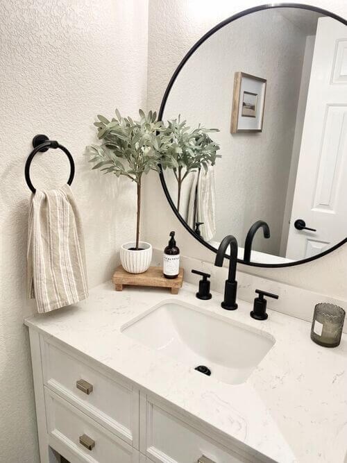 Mini Counter Garden for Your Bathroom