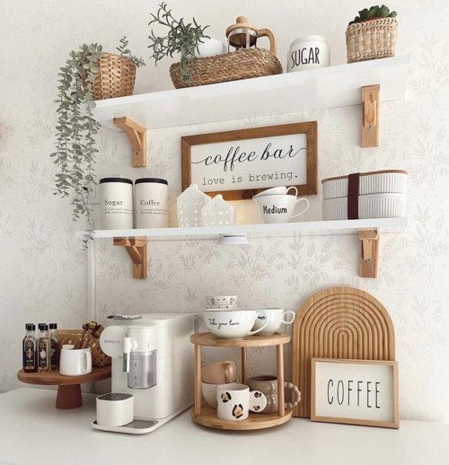 Curate a Simple Coffee Essentials Station