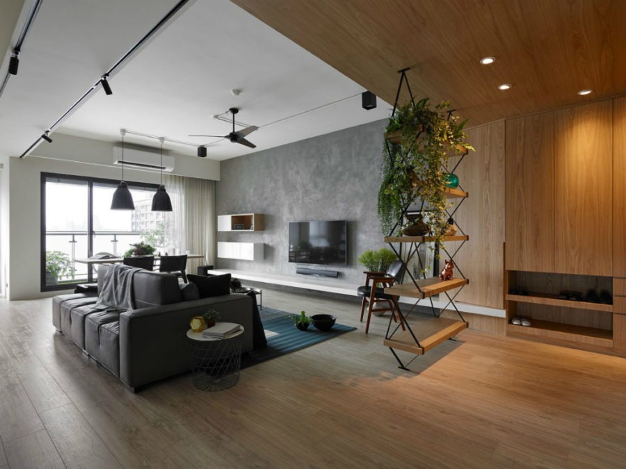 Use Texture to Mark Shared Living Areas