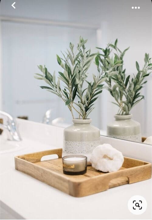 Curated Tray Styling for a Cozy Fall Countertop