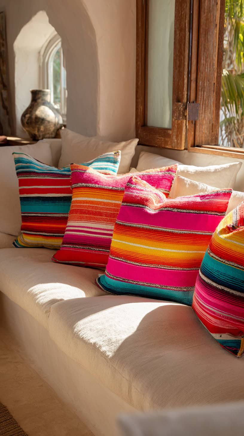 Pair Woven Seating and Pendant Lighting for Casual Sophistication