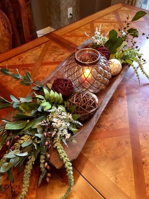 Lanterns, Wicker Balls & Lush Greenery