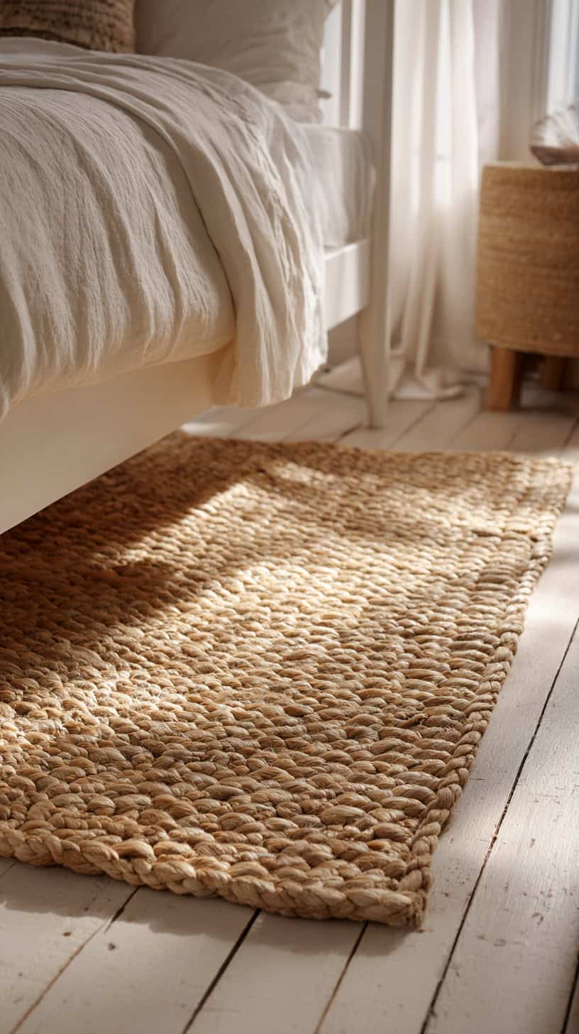 Balance warm and cool tones with ceramics and wood