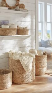 Organize Tastefully with Woven Storage