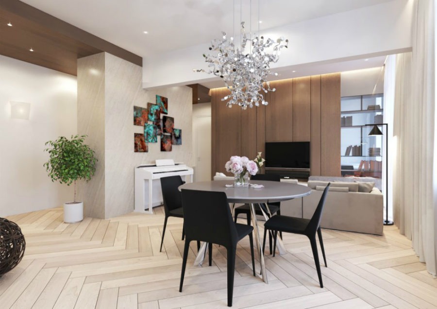 Balance Sleek Finishes With Living Greenery