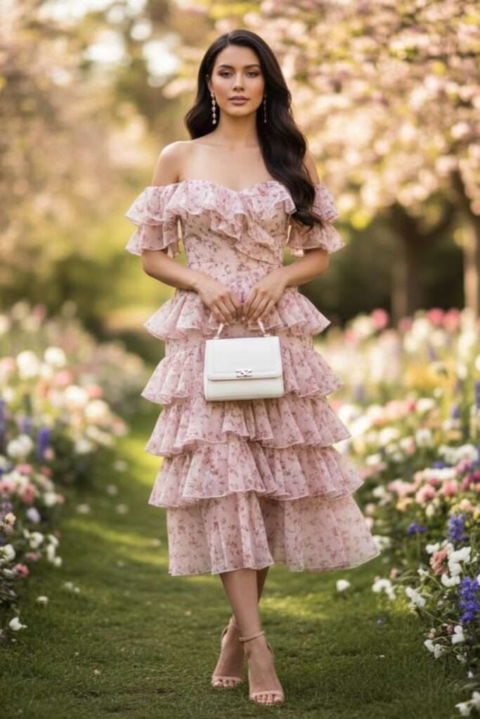Soft Ruffles and Subtle Romance