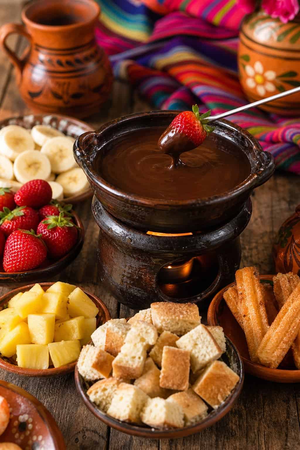 Cacao con Canela: Spiced Oaxacan Chocolate Dip
