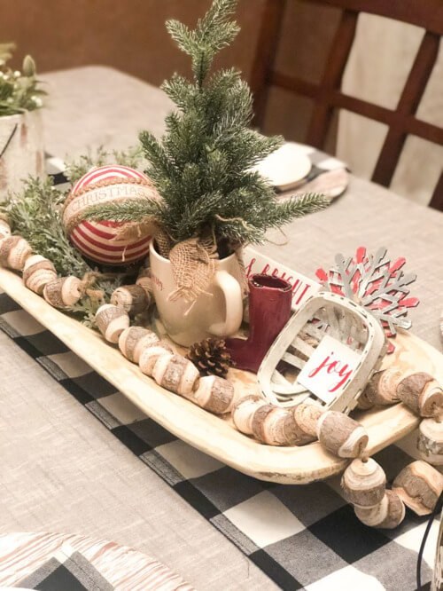 Woodland Christmas Dough Bowl