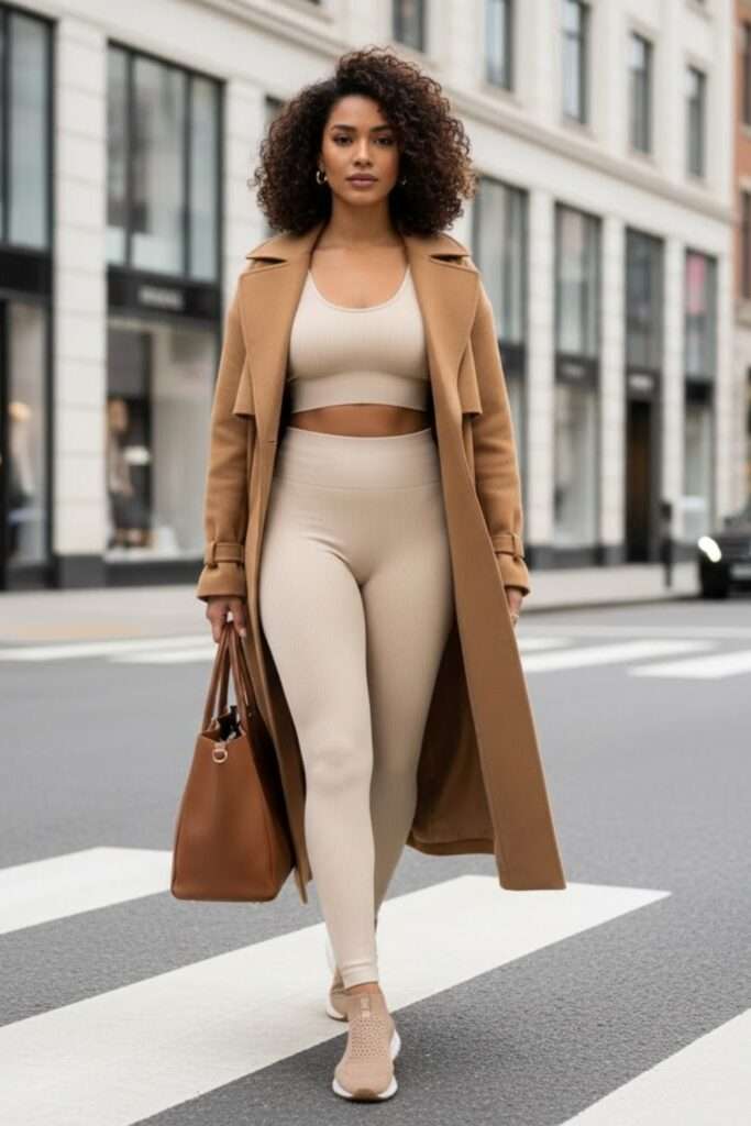 Polished Neutrals: Elevated Everyday Athleisure