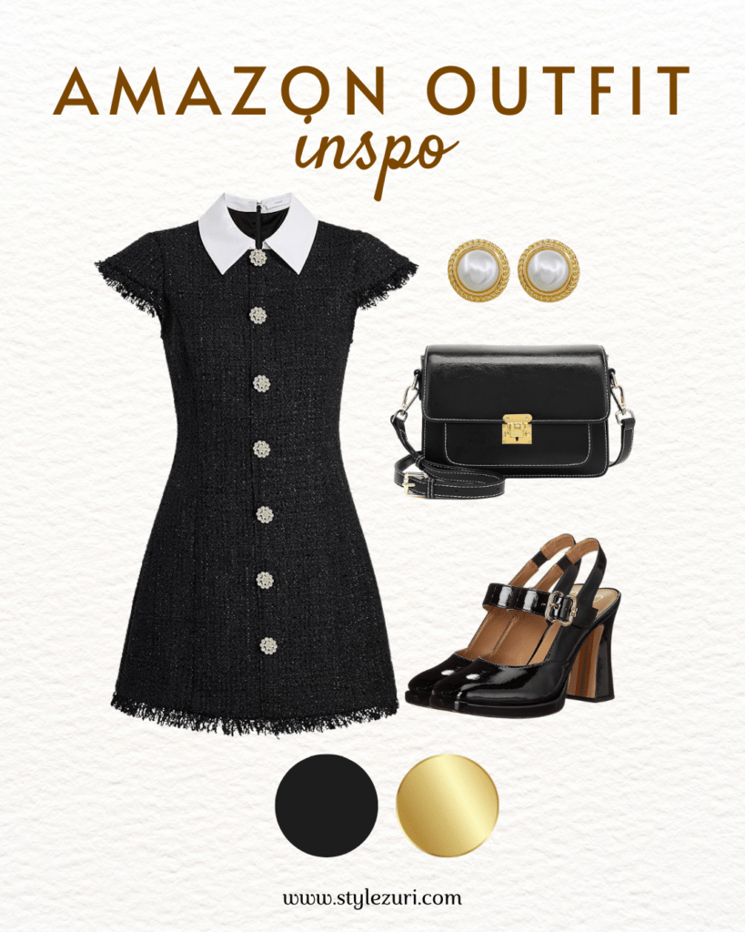 Effortless Brunch-Ready Little Black Dress Look