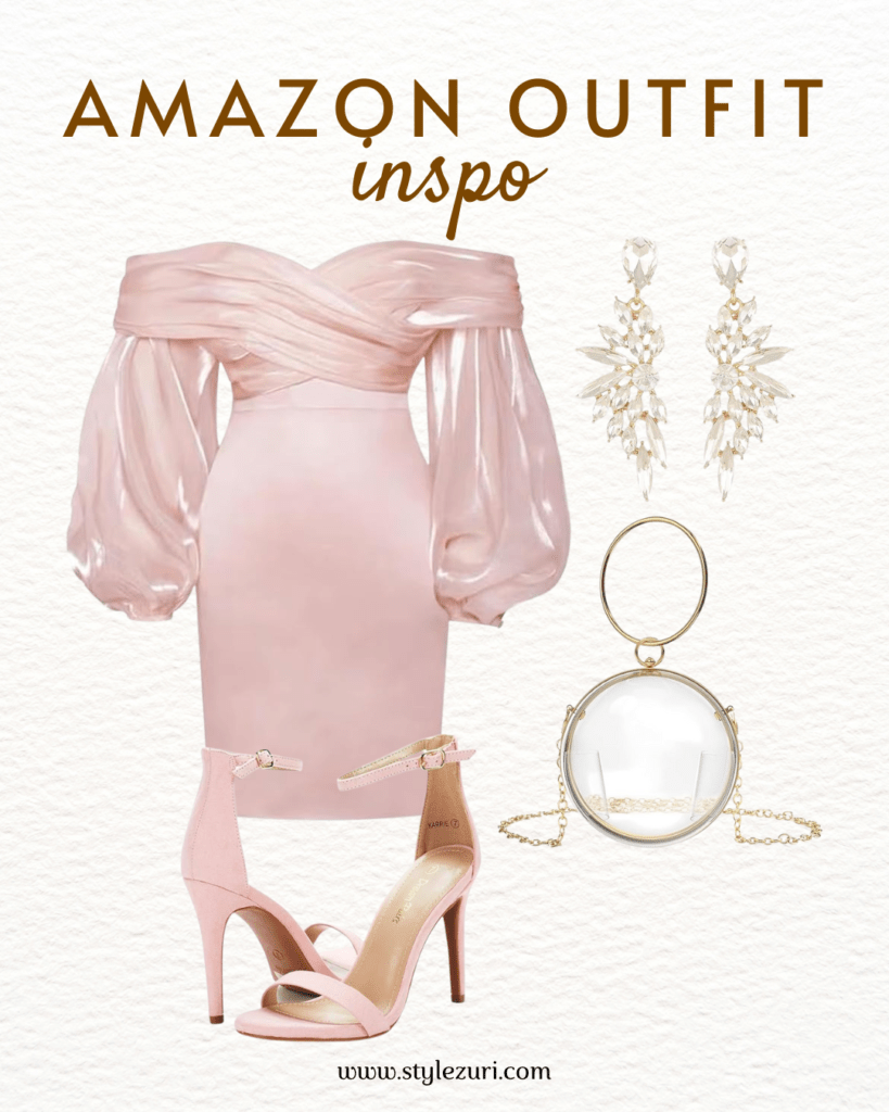 Blush and Sparkle Romantic Look for Wedding Guests