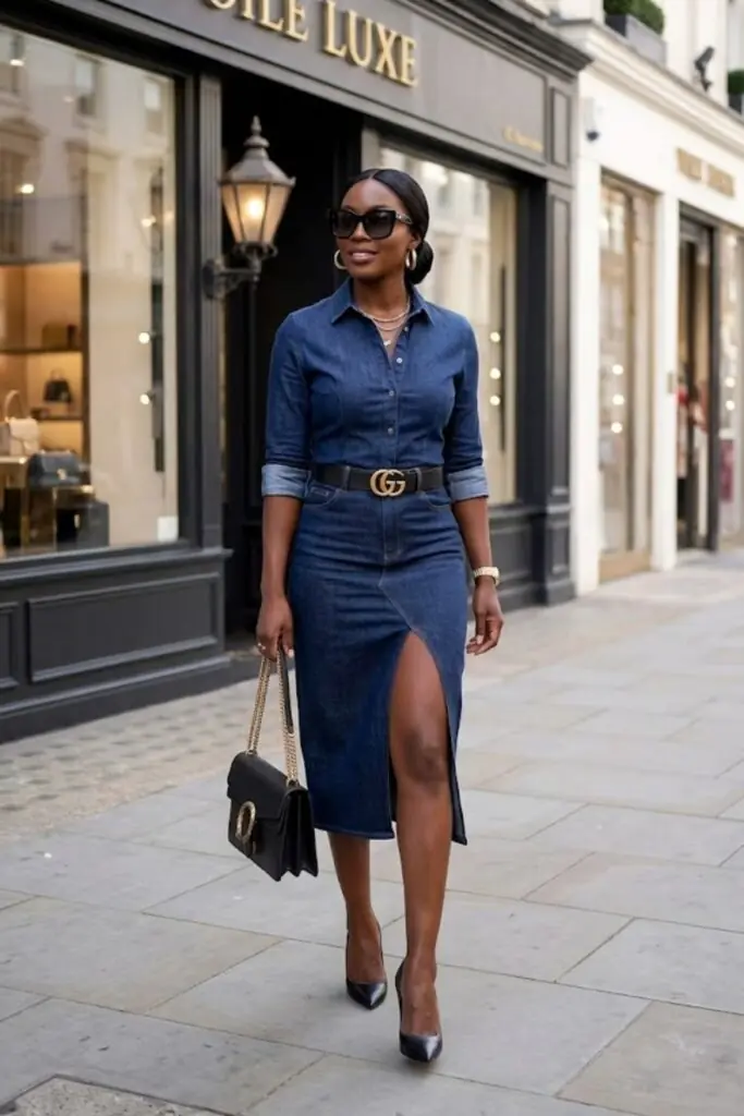 Monochrome Indigo Layering with Tailored Edge
