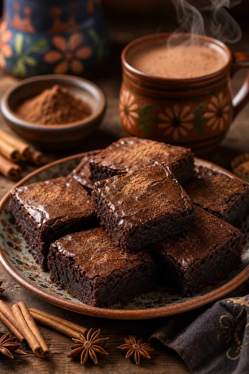 Aztec Hot Chocolate Brownies