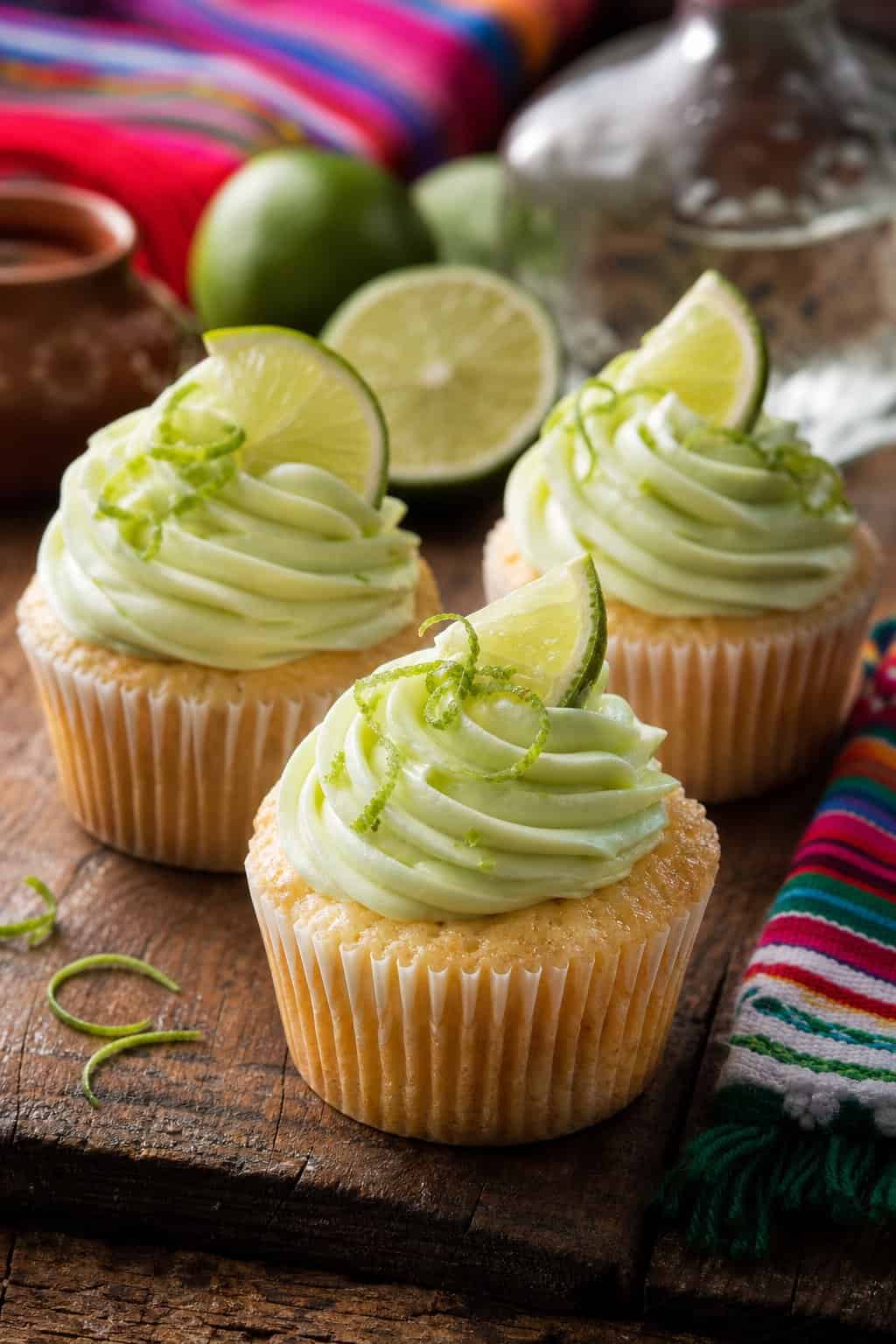Lime Cloud Tres Leches Cupcakes