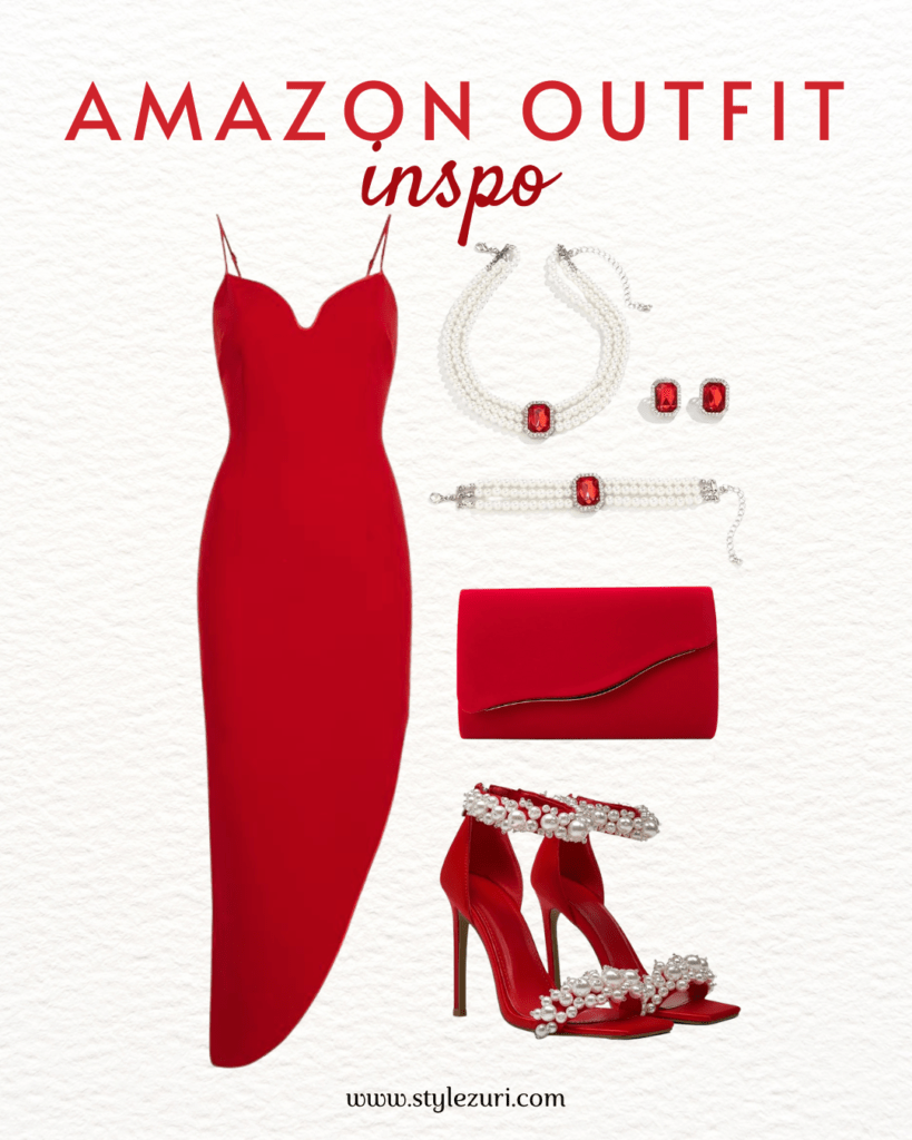 Crimson Power Dressing for a Show-Stopping Evening