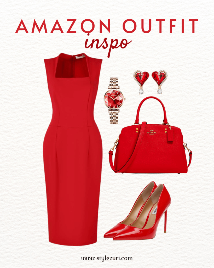 Fiery Red Mini That Balances Flirt and Poise