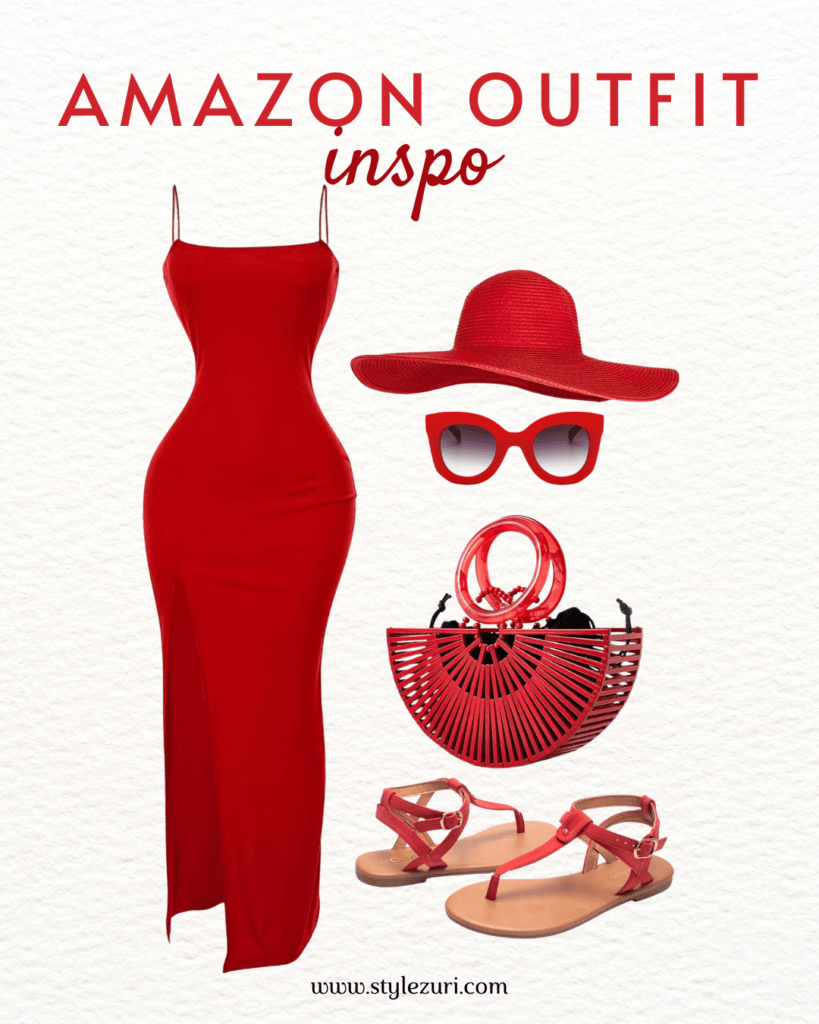 Seaside Ready Red Mini with Bow and Sparkle