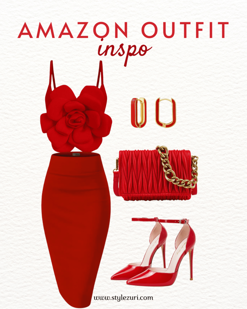 Scarlet Siren: Girls' Night Out in Fiery Red