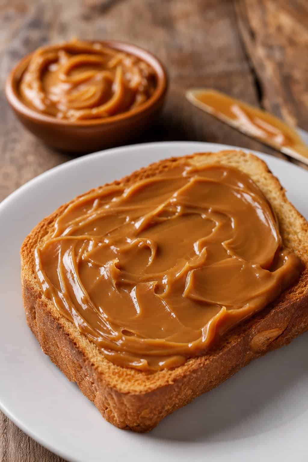 Browned-Butter Dulce de Leche Toast with Orange Zest & Hazelnuts