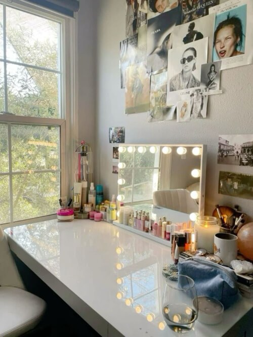 Fashion-Inspired Vanity Collage