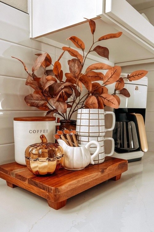 Warm Countertop Coffee Nook