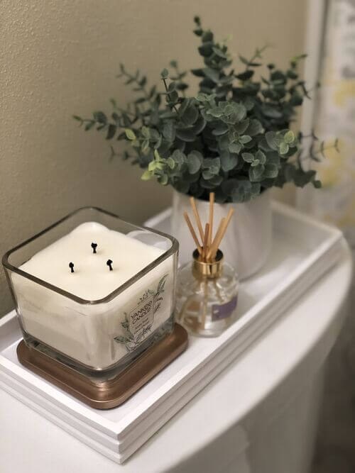 Toilet Tank Tray Styling