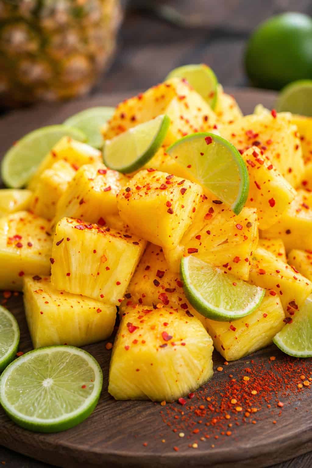 Charred Pineapple with Chile‑Lime Honey and Toasted Coconut