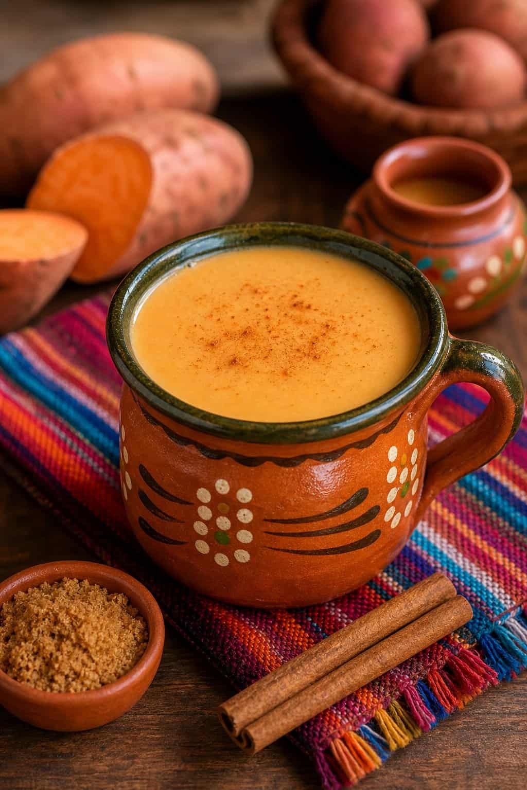 Creamy Camote Atol with Toasted Pepitas