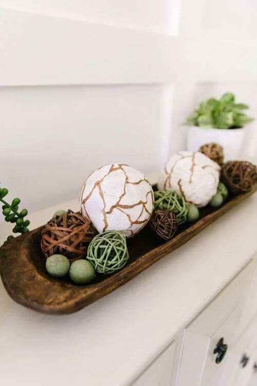 Textured Spheres and Rattan Orbs