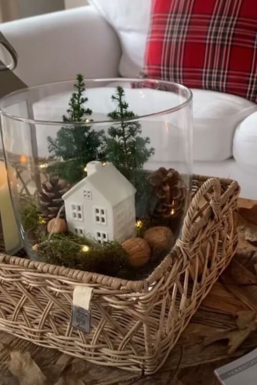 Mini Winter Vase Terrarium