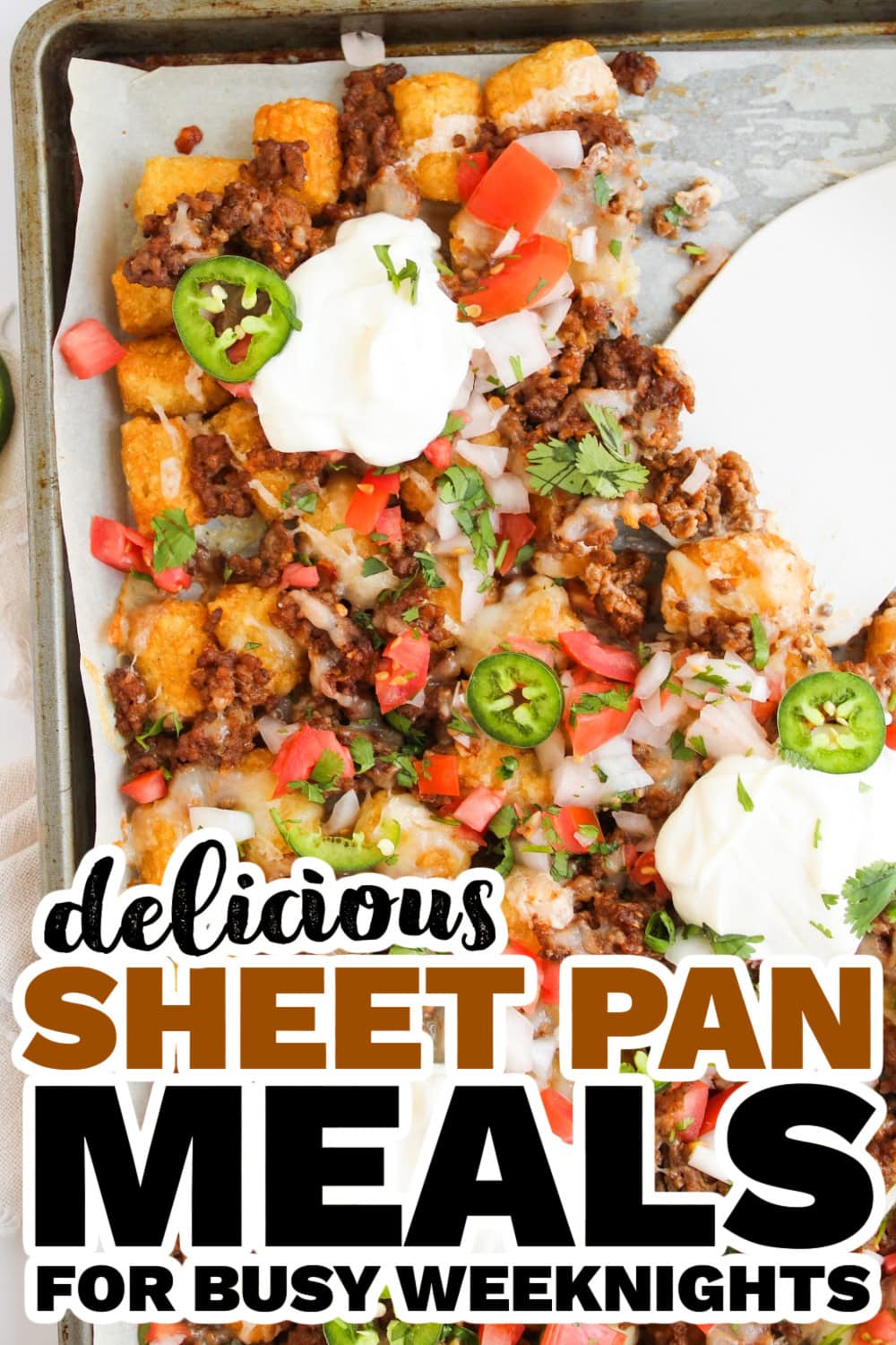 Crispy Potato-Bite Sheet with Spiced Beef & Lime Crema