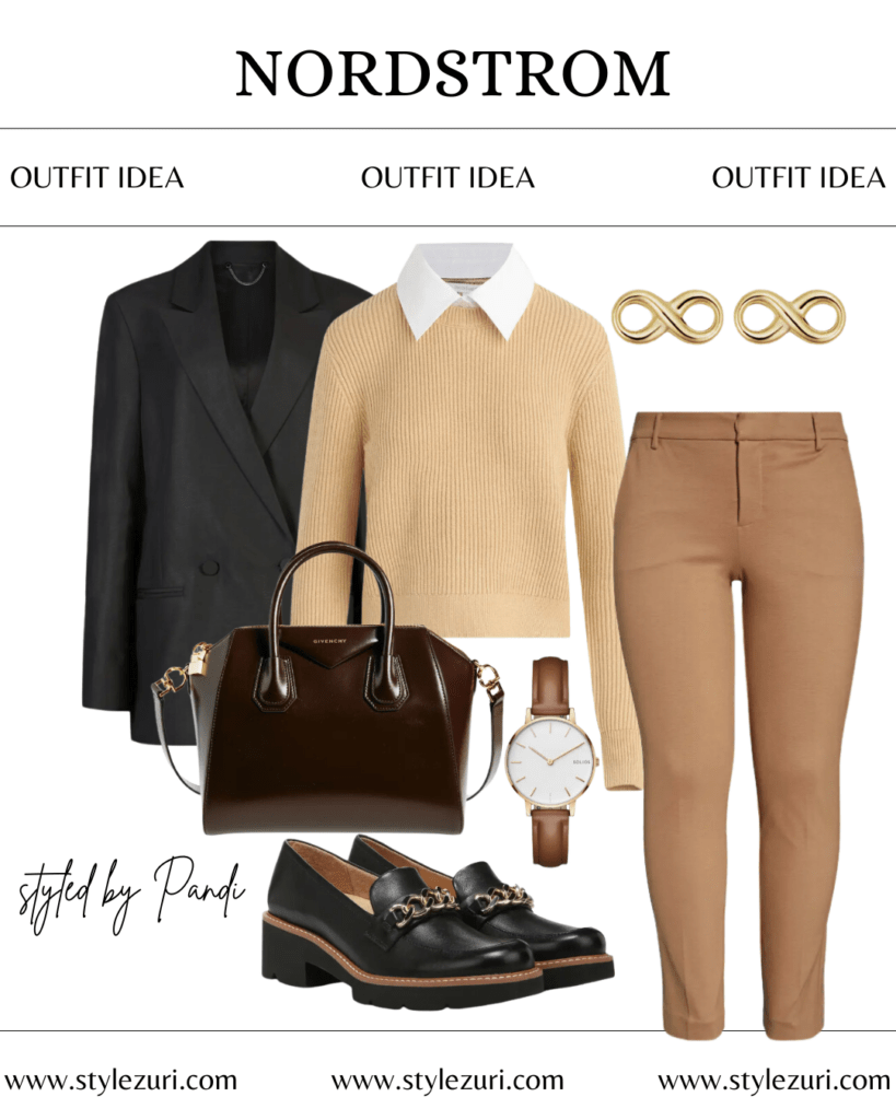 Polished Comfort: Elevated Weekend Dressing with Warm Neutrals
